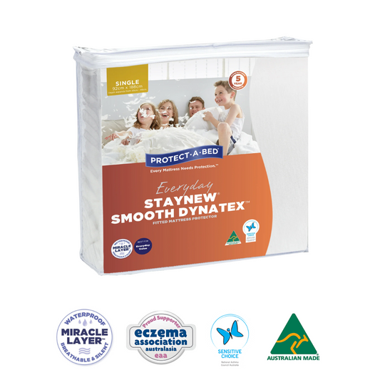 Staynew® Smooth Dynatex™ Fitted Waterproof Sleep Protectors (Mattress)